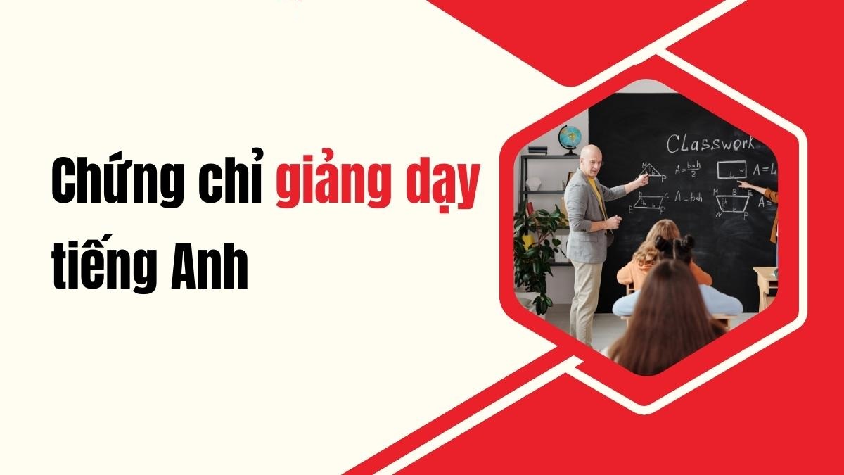 chứng chỉ giảng dạy tiếng Anh quốc tế