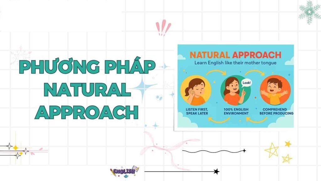 Phương pháp học tiếng Anh tự nhiên (Natural Approach):