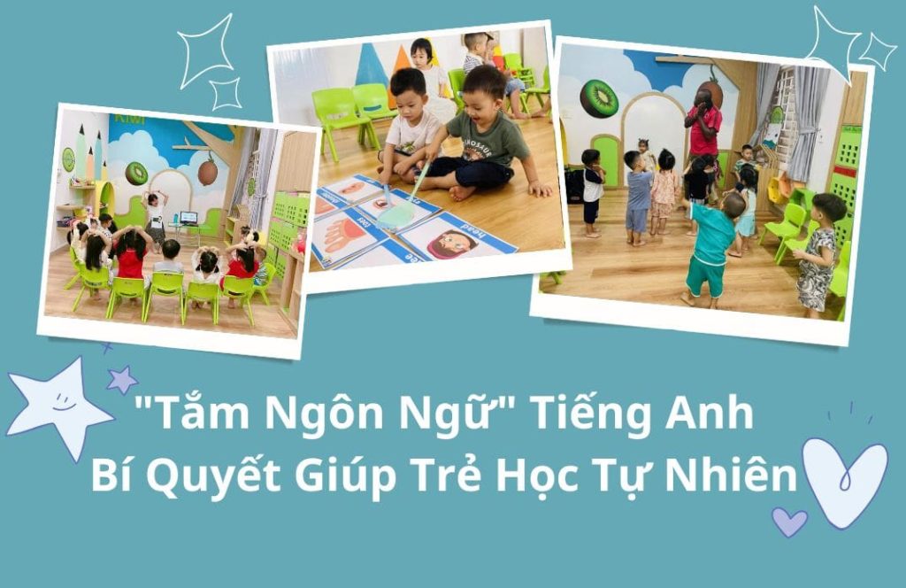 Phương pháp 1: Tắm ngôn ngữ – Tạo môi trường học tiếng Anh tự nhiên cho trẻ