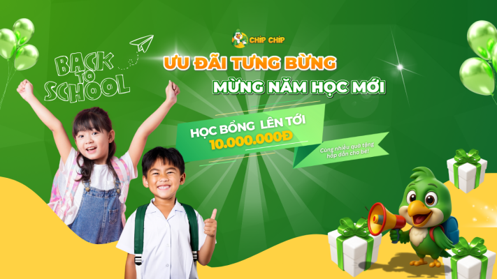 Bảng giá ChipChip English 2026 chi tiết theo từng gói học